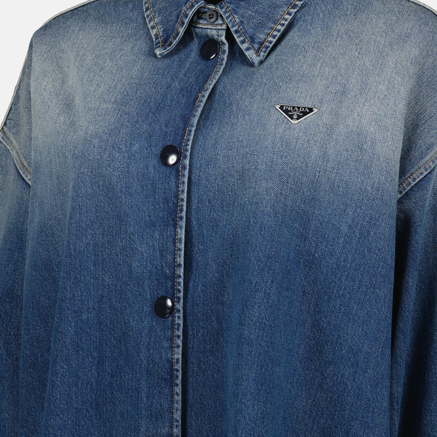 Oversized Denim Shirt Jacket