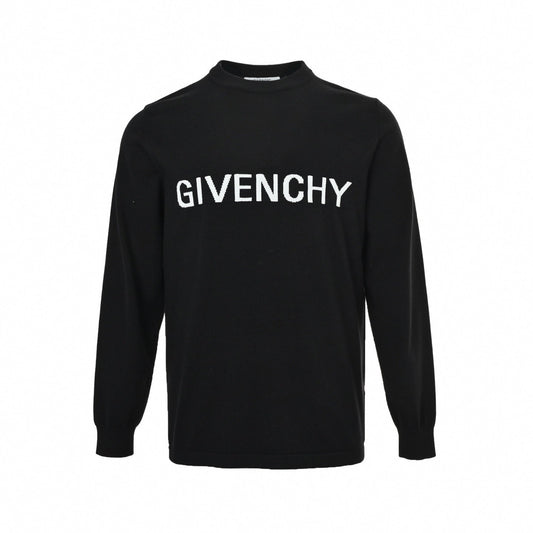 Logo Intarsia Wool Sweater
