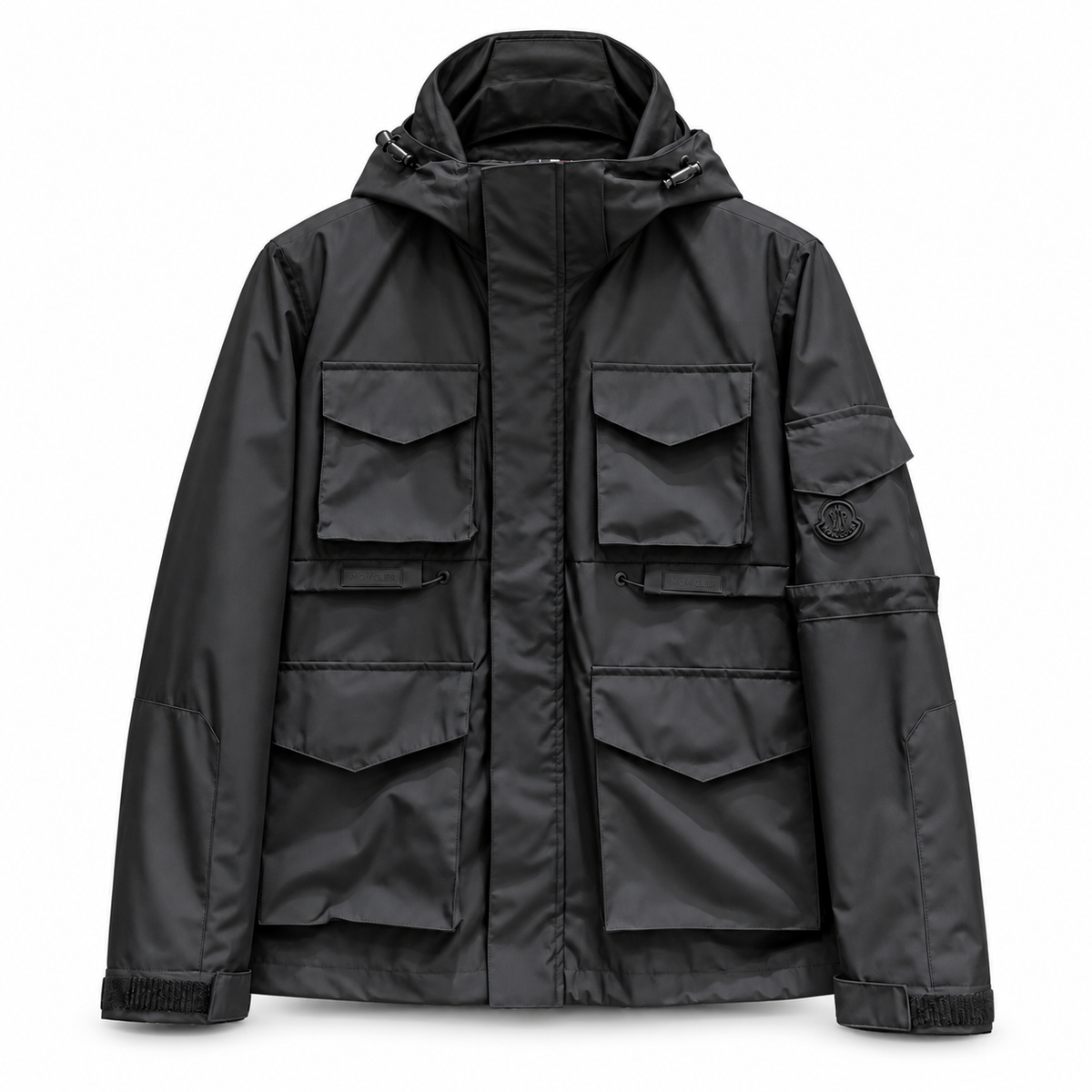 Hooded Field Jacket – Black