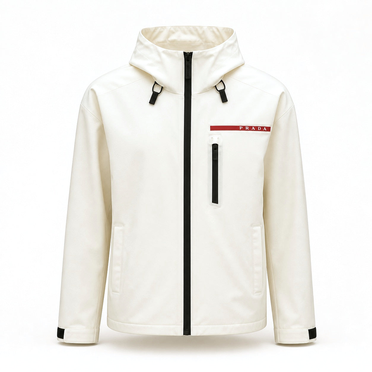 Linea Rossa Hooded Windbreaker – Ivory