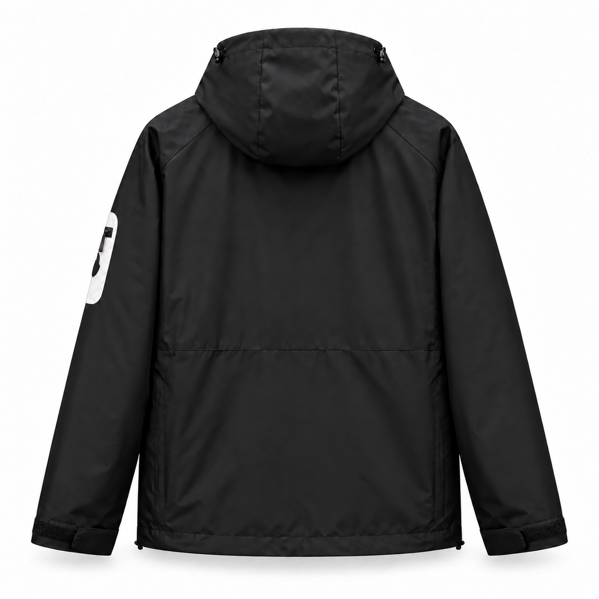Hooded Jacket – Black/White