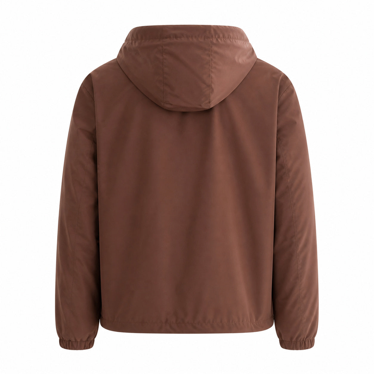 Reversible Hooded Windbreaker – Chestnut/Grey