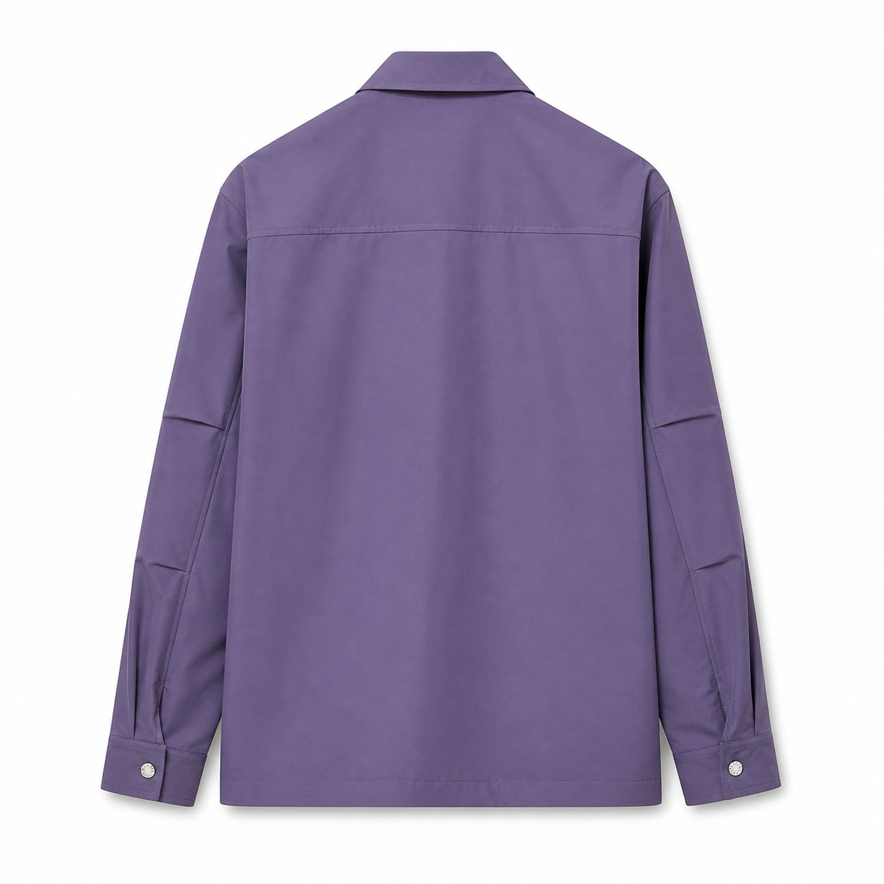 Utility-Pocket Shirt Jacket – Violet