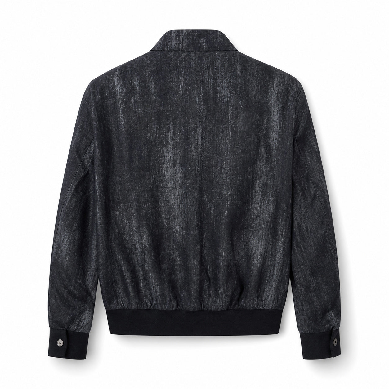 Textured Zip Jacket – Charcoal