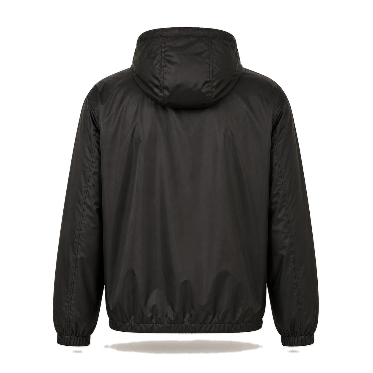 Re-Nylon Hooded Jacket – Black