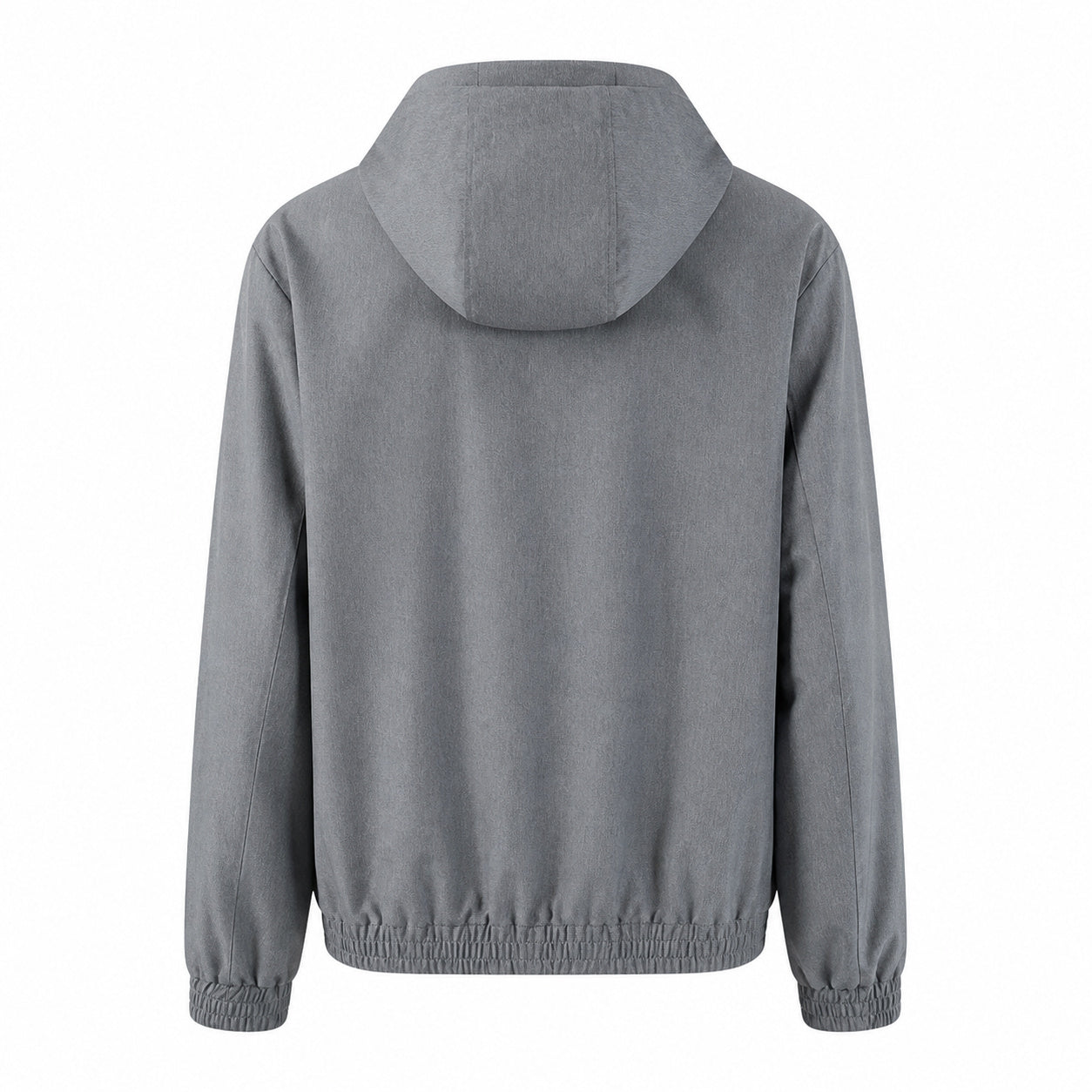 Hooded Technical Windbreaker – Slate Grey