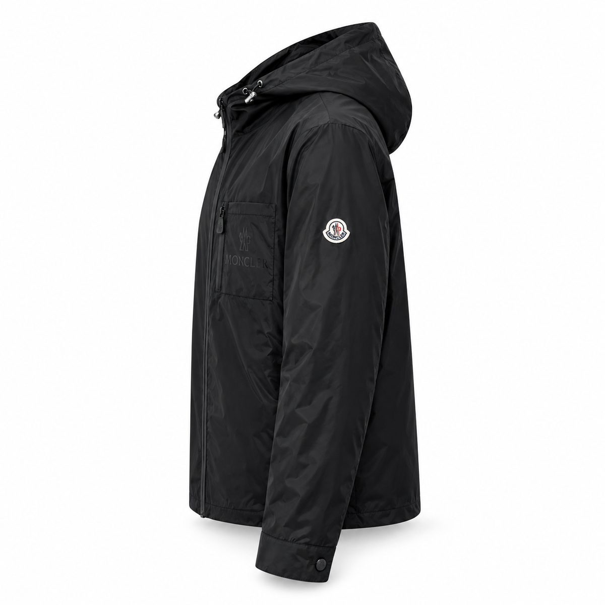 Lightweight Hooded Jacket – Black