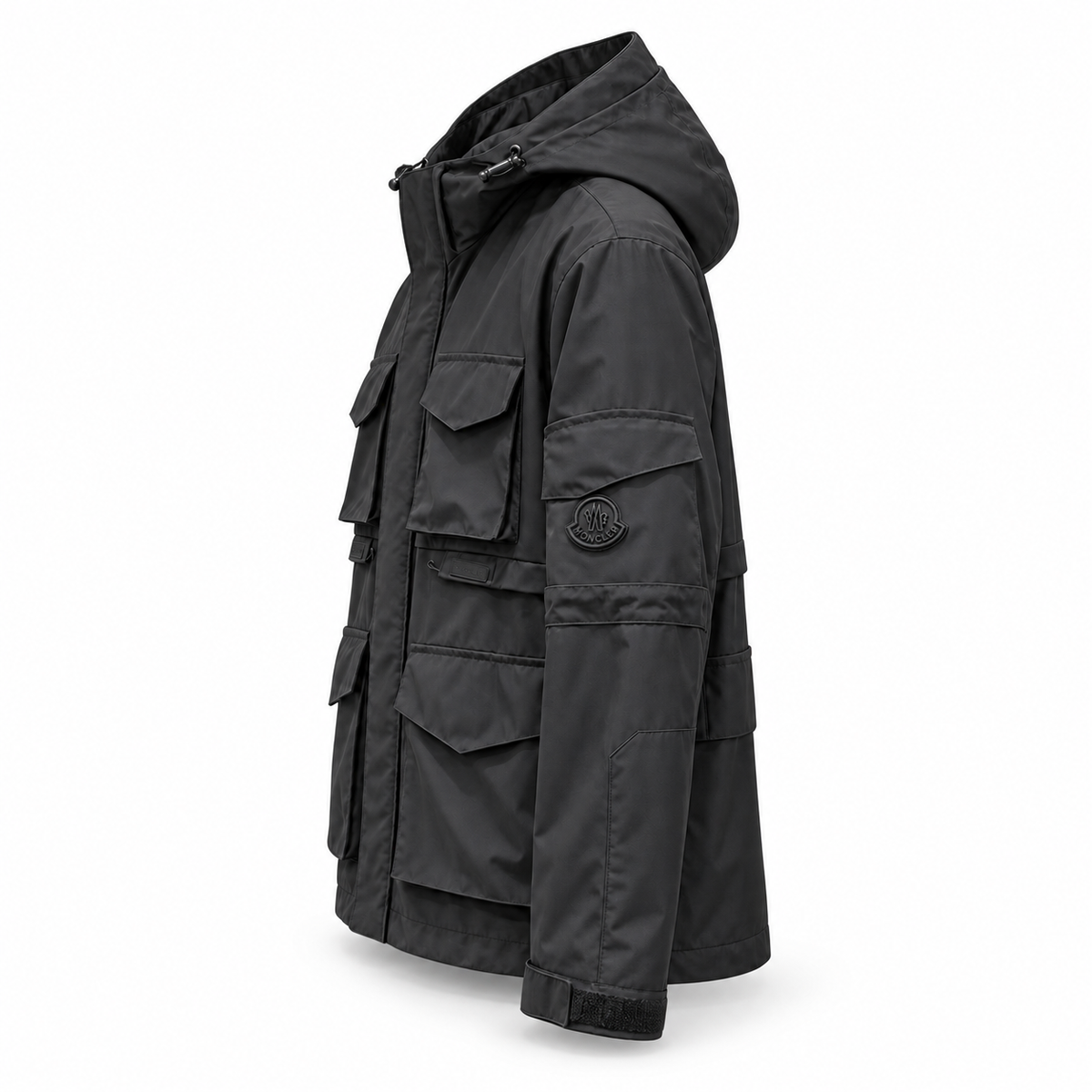 Hooded Field Jacket – Black