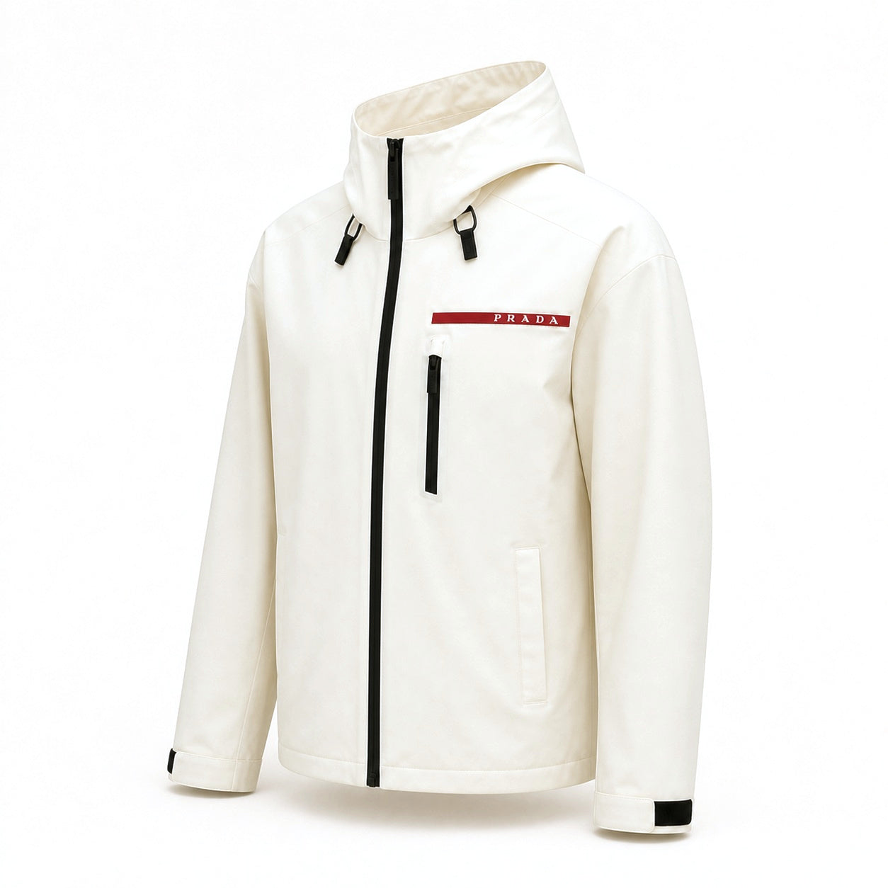 Linea Rossa Hooded Windbreaker – Ivory