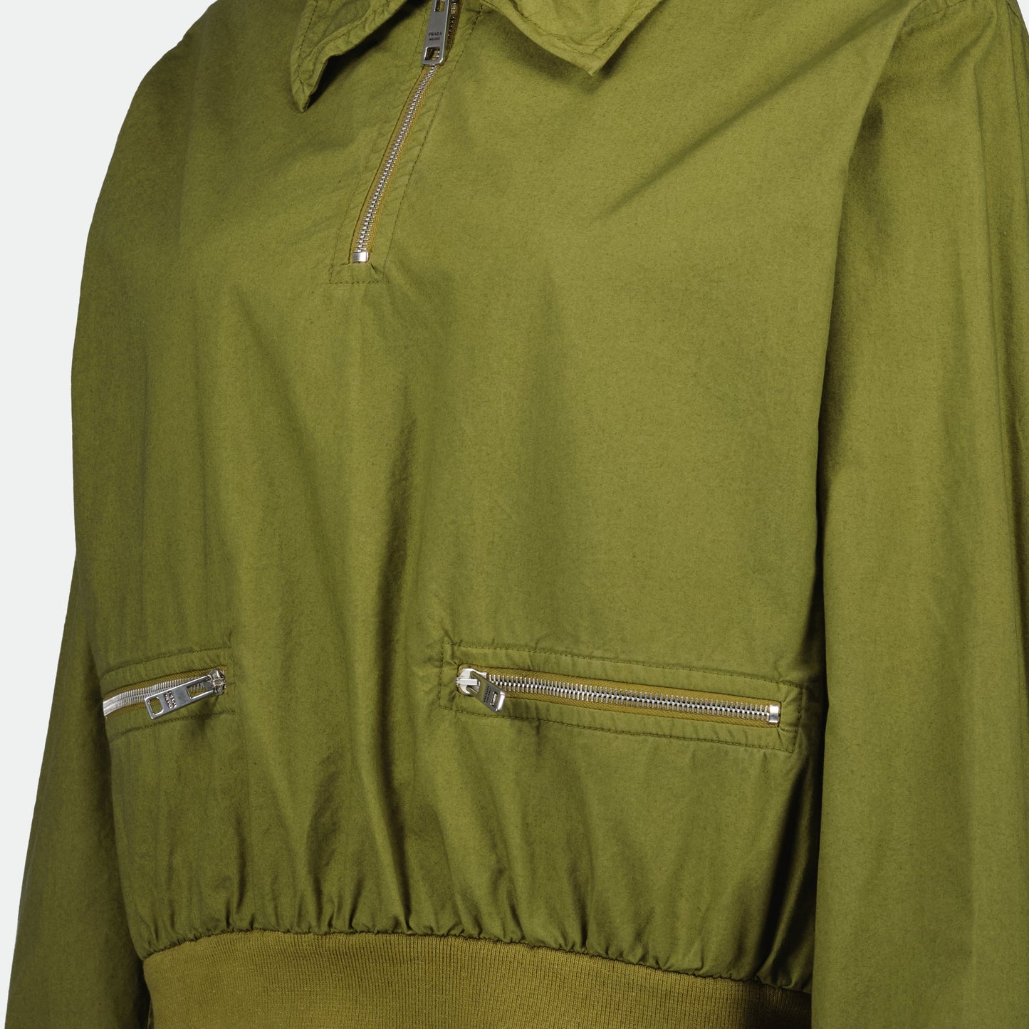 Cropped Zip-Pocket Jacket