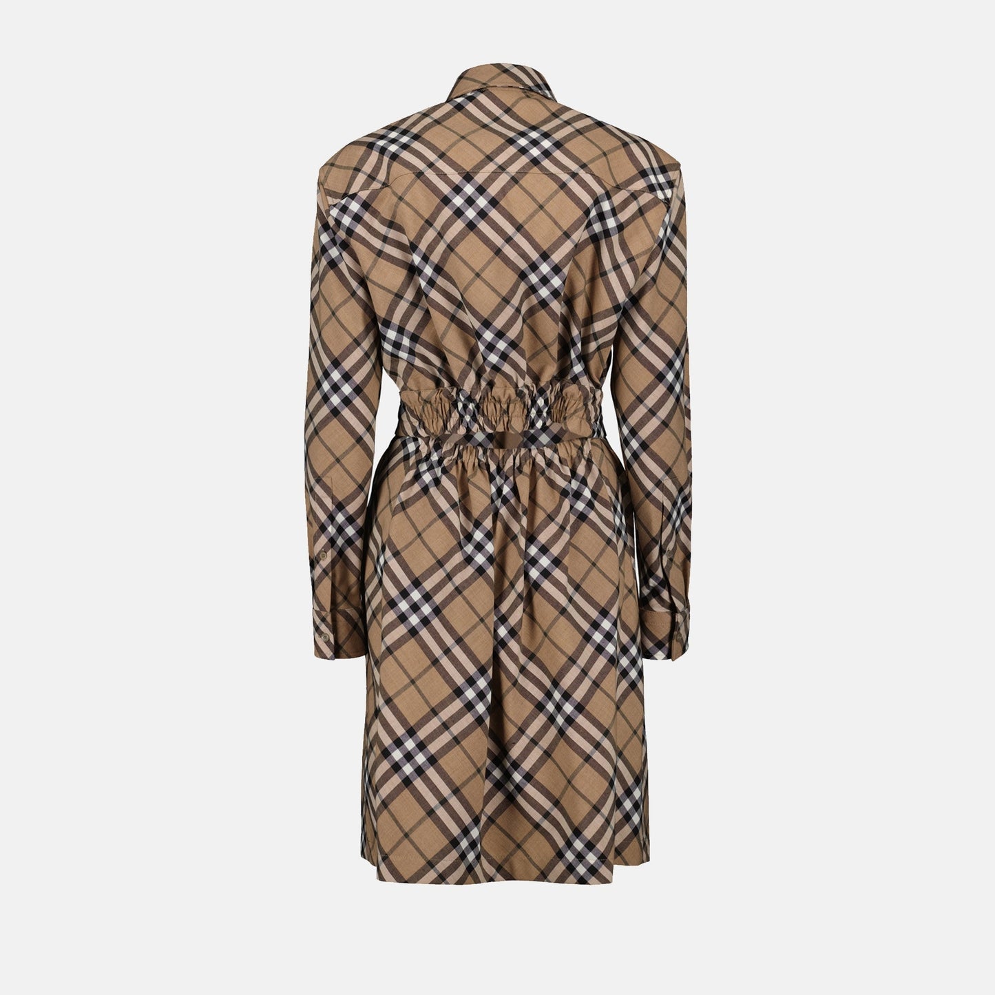 Classic Check Belted Shirt Dress