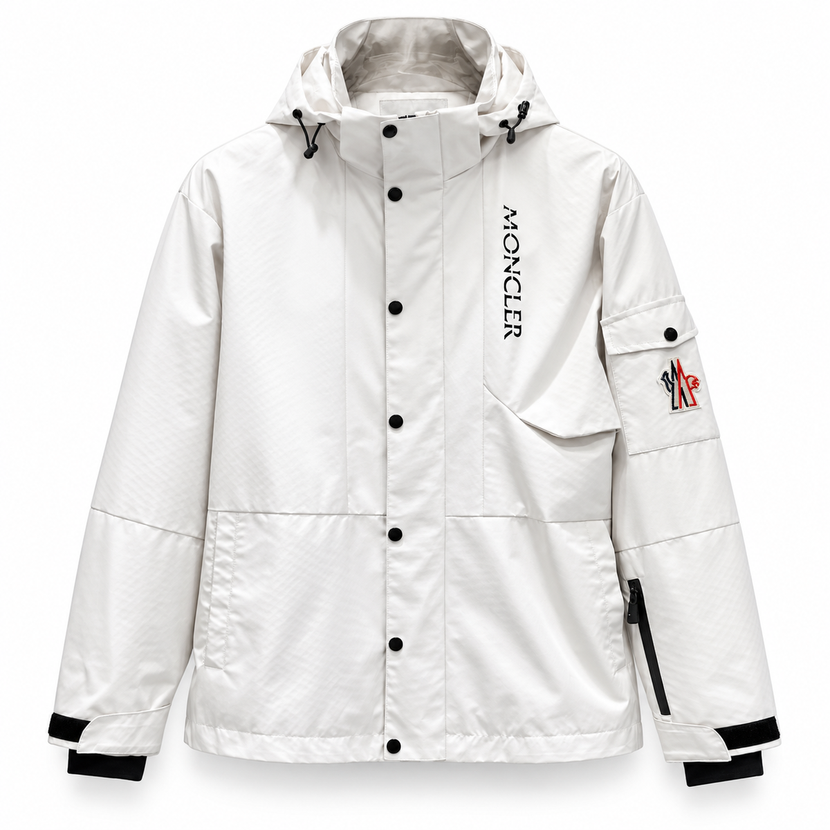 Hooded Utility Jacket – White