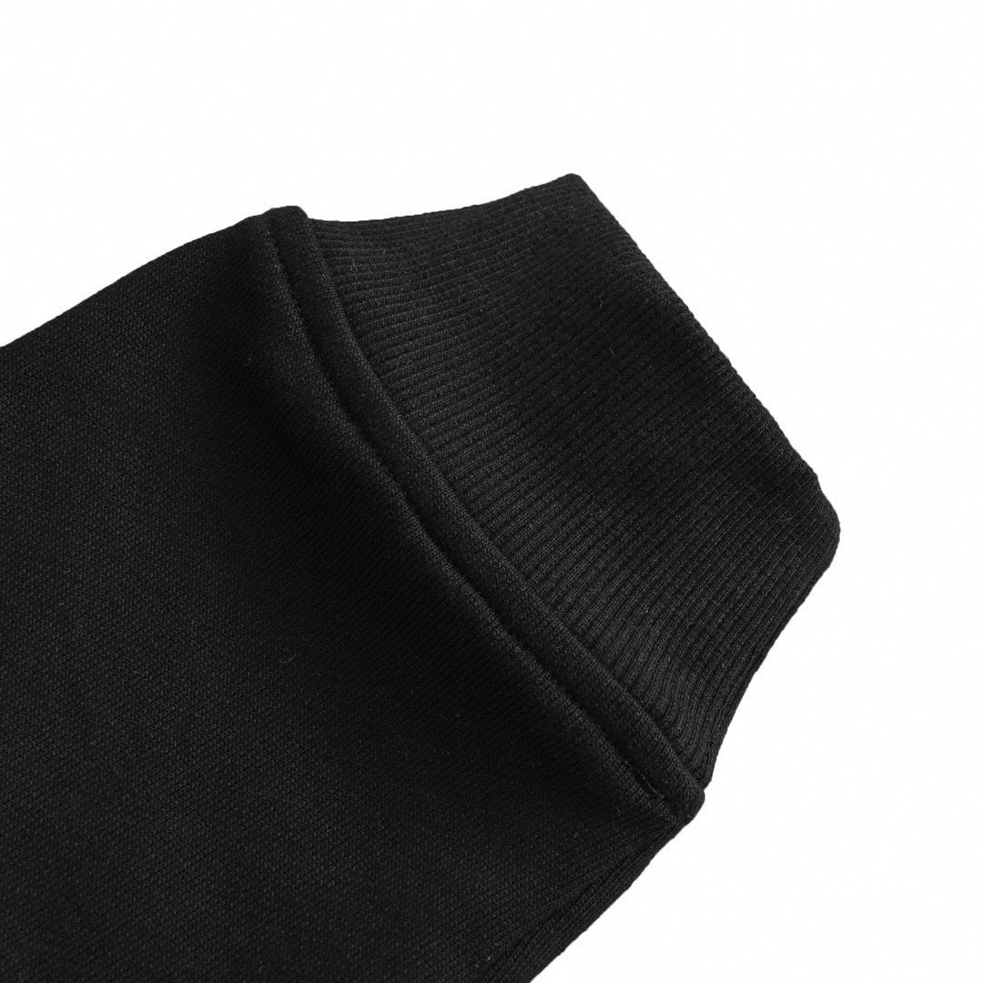 Icon Zip-Up Hoodie – Black