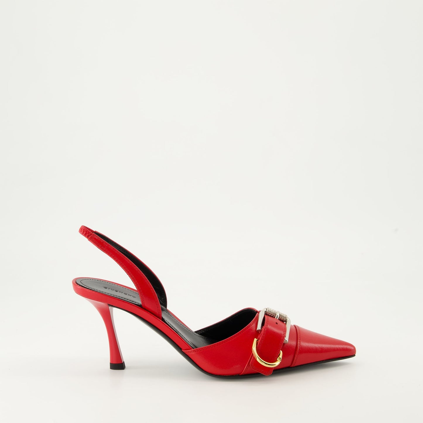 Buckle Slingback Pumps