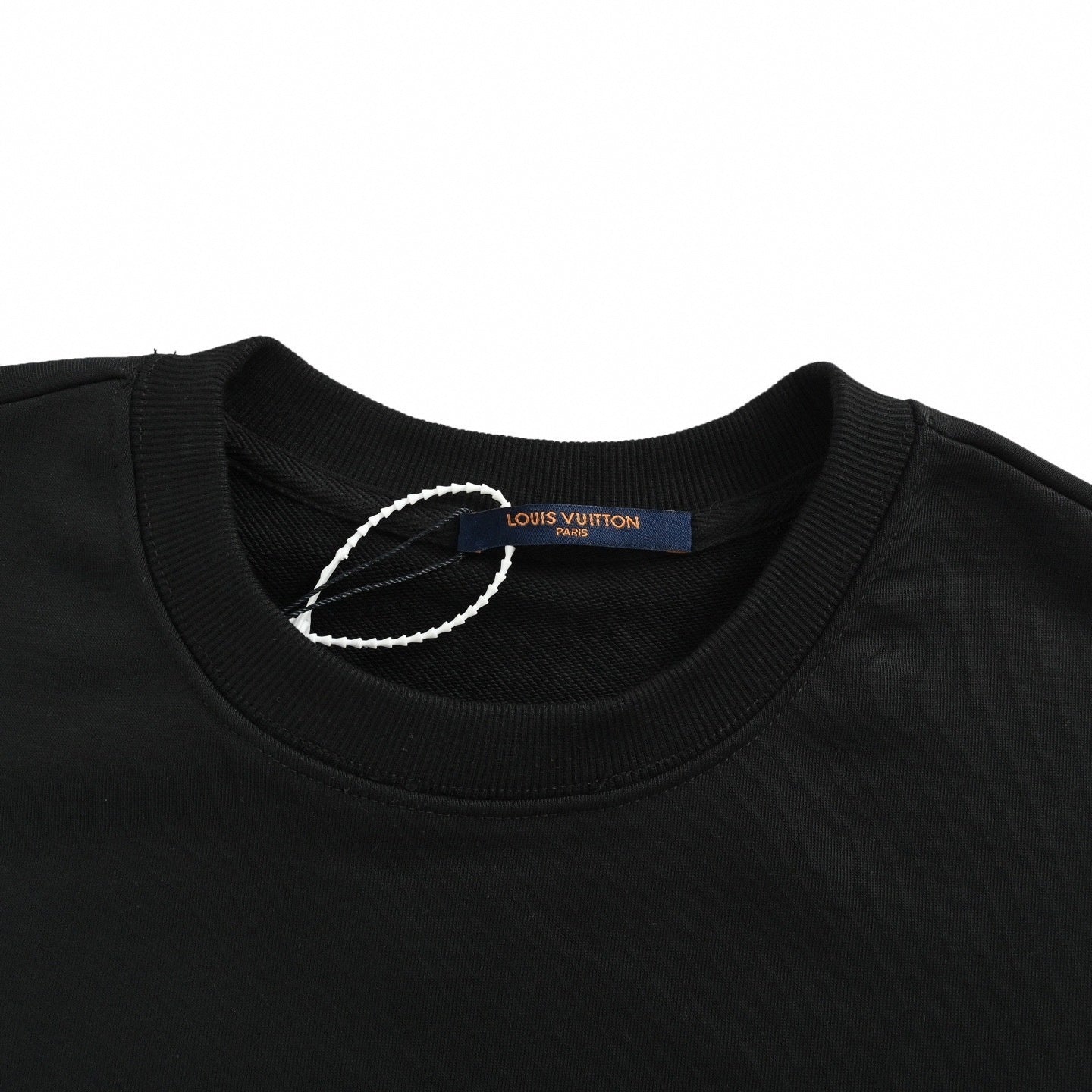 Embellished Crown Logo Crewneck Sweatshirt – Black