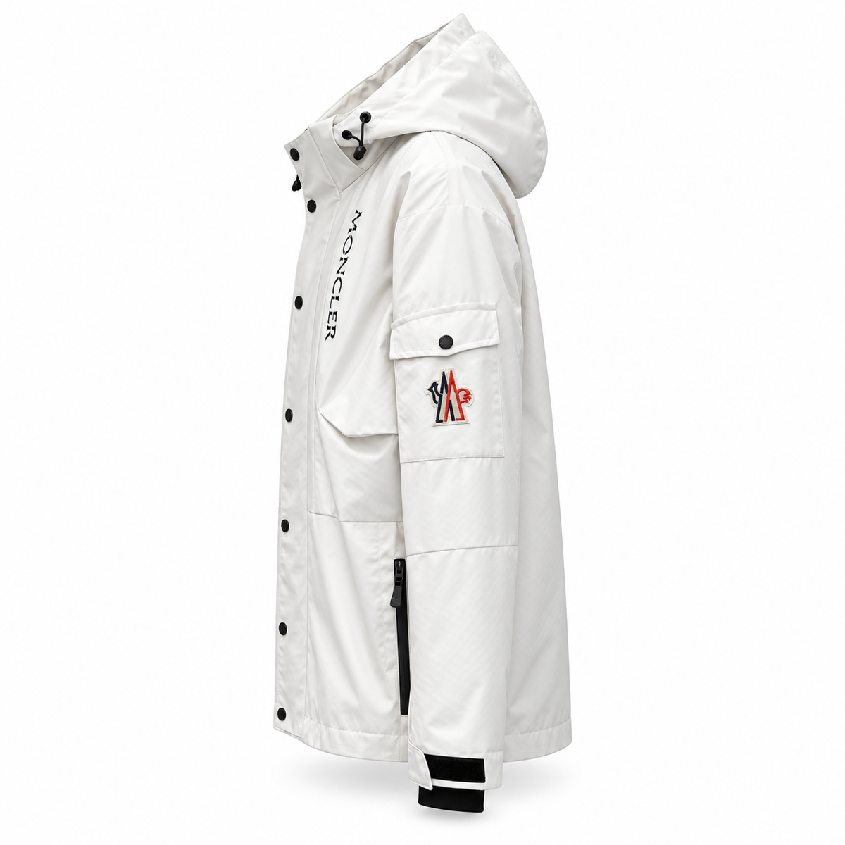 Hooded Utility Jacket – White