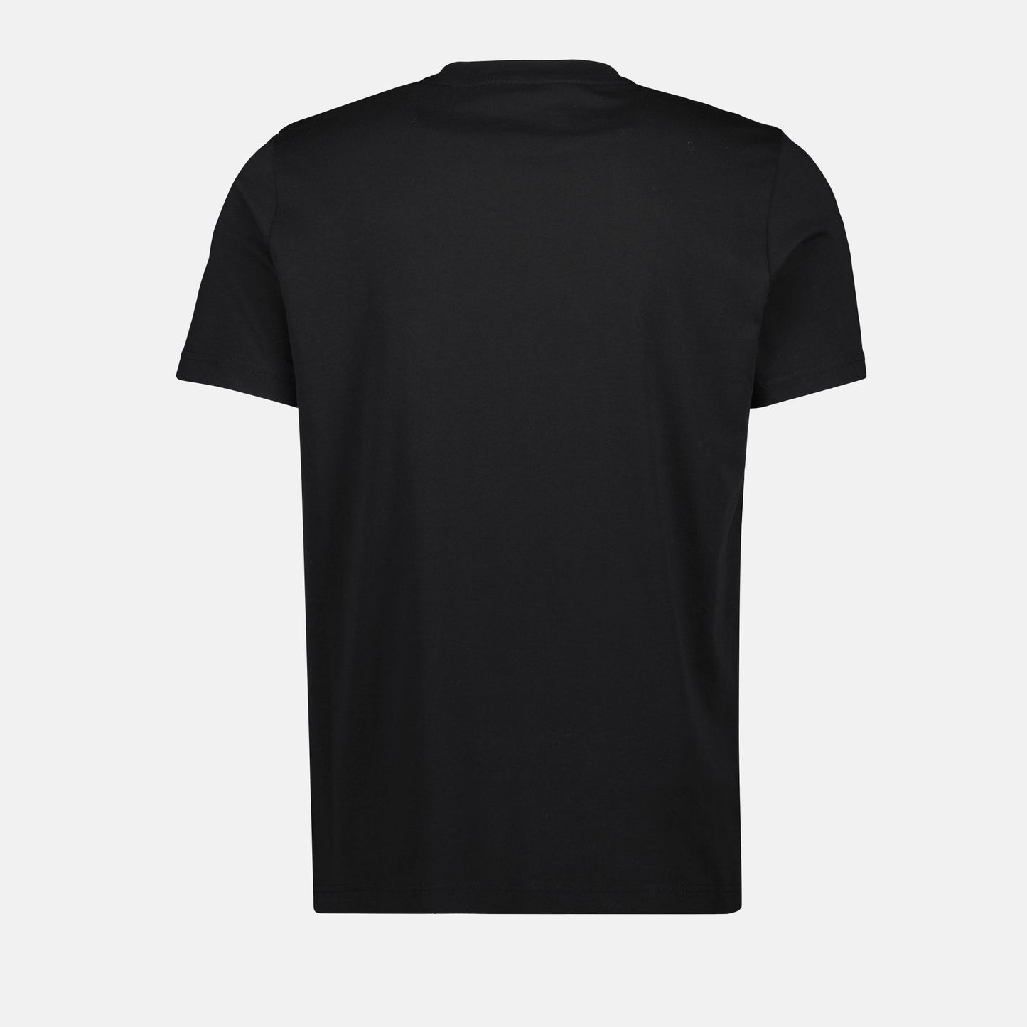 Black Faded Logo Print T-Shirt