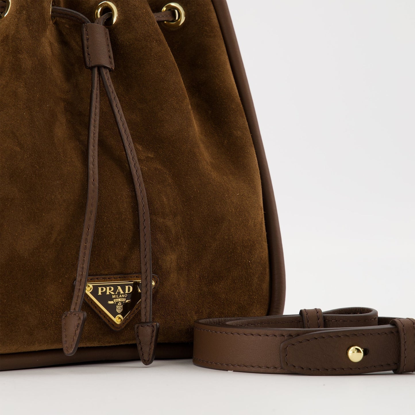 Prada Suede Bucket Bag