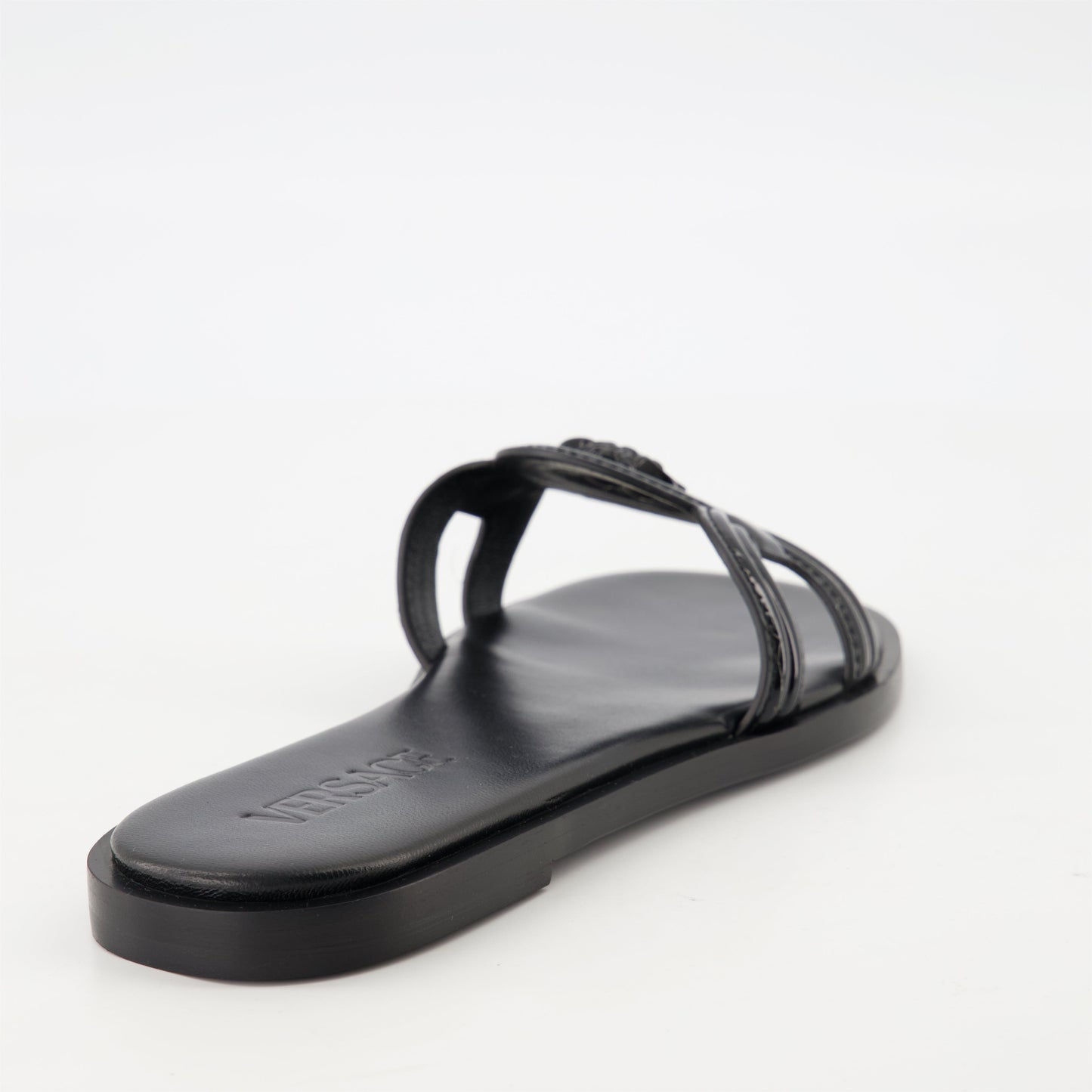 La Medusa Flat Slide Sandals