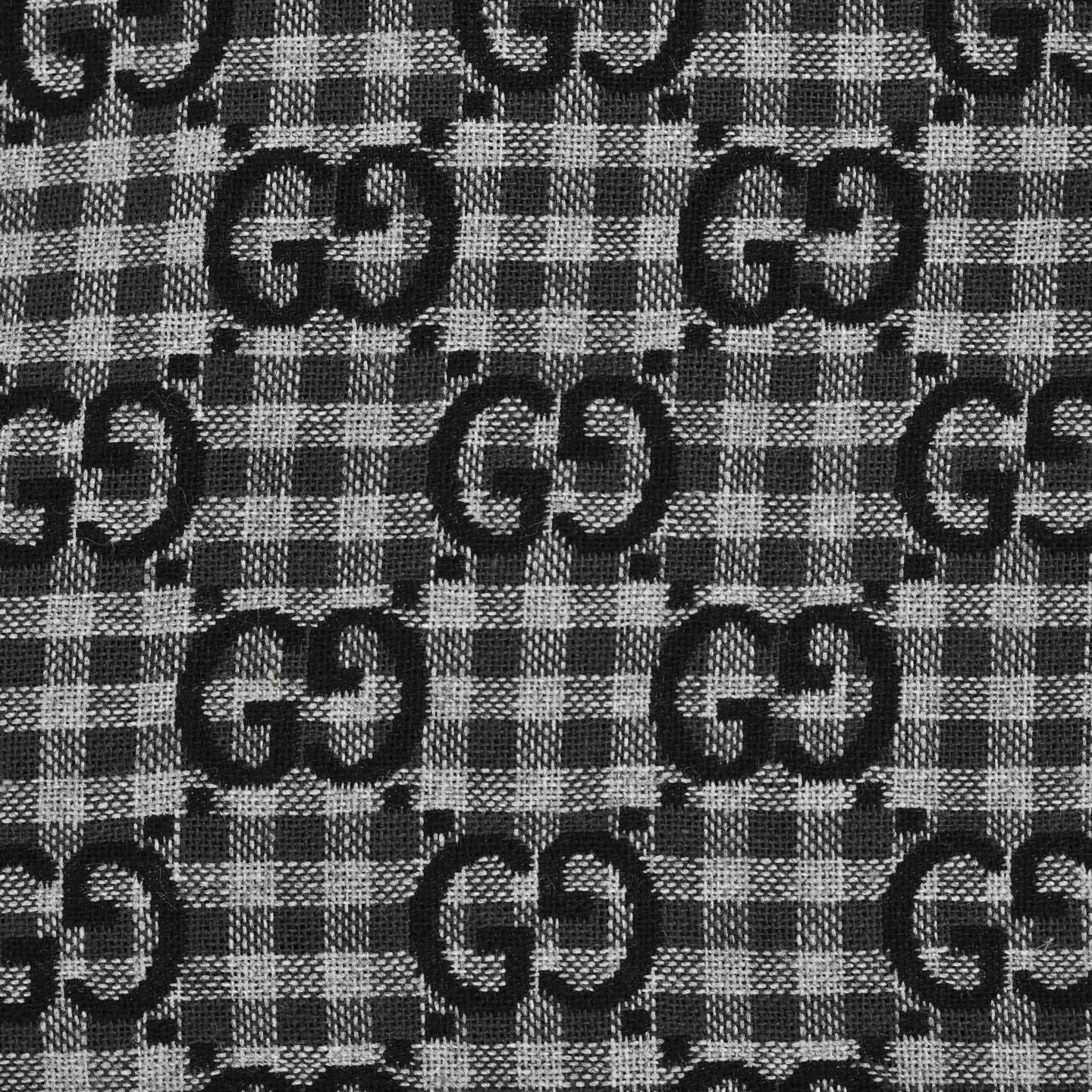 GG Gingham Check Flannel Shirt