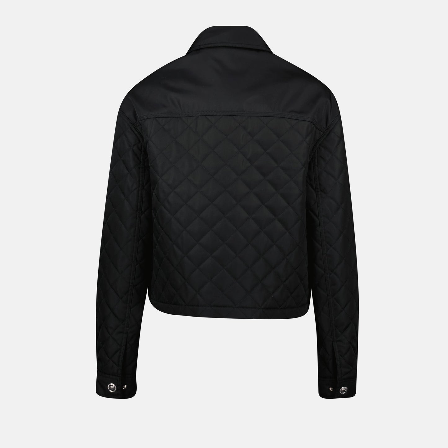 Zip-Up Jacket with Medusa Hardware