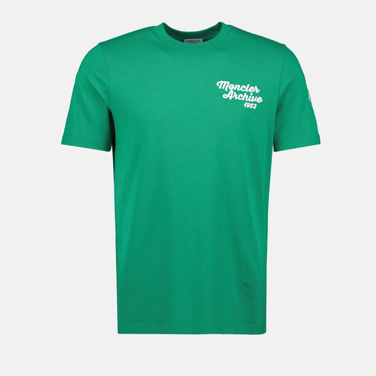 Green Embroidered Logo T-Shirt