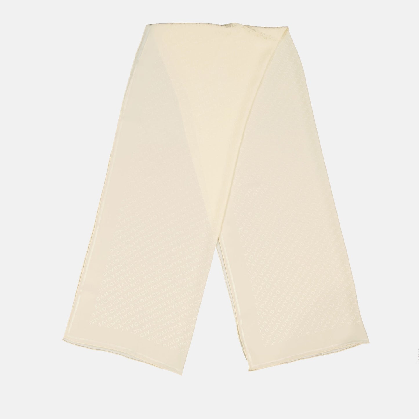 Monogram Scarf – Beige