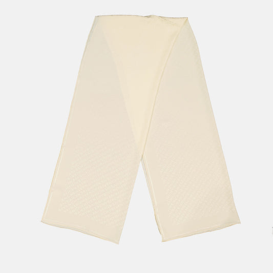 Monogram Scarf – Beige