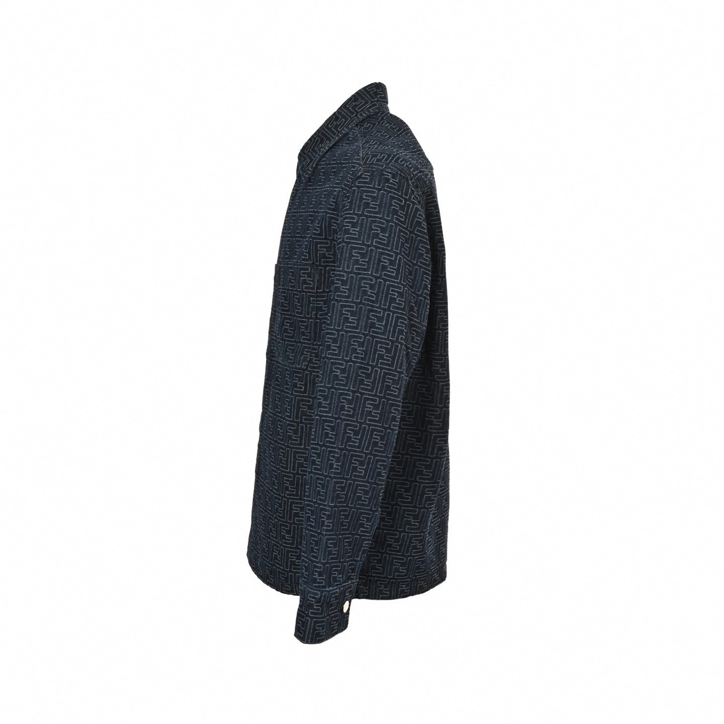 Roma FF Monogram Denim Overshirt