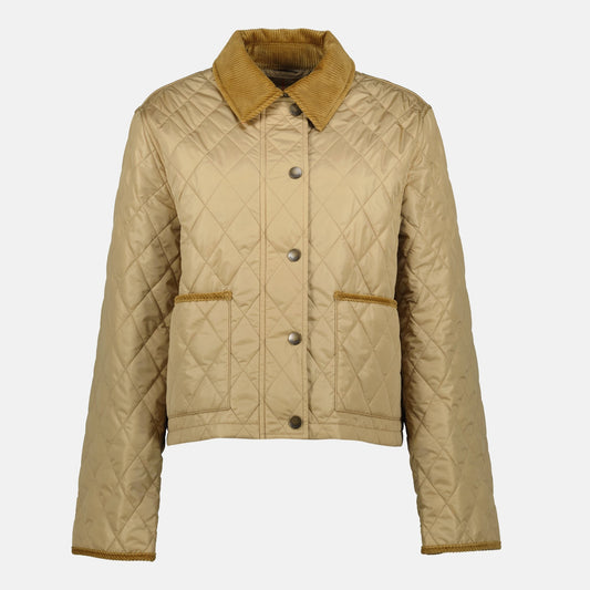 Cropped Quilted Jacket