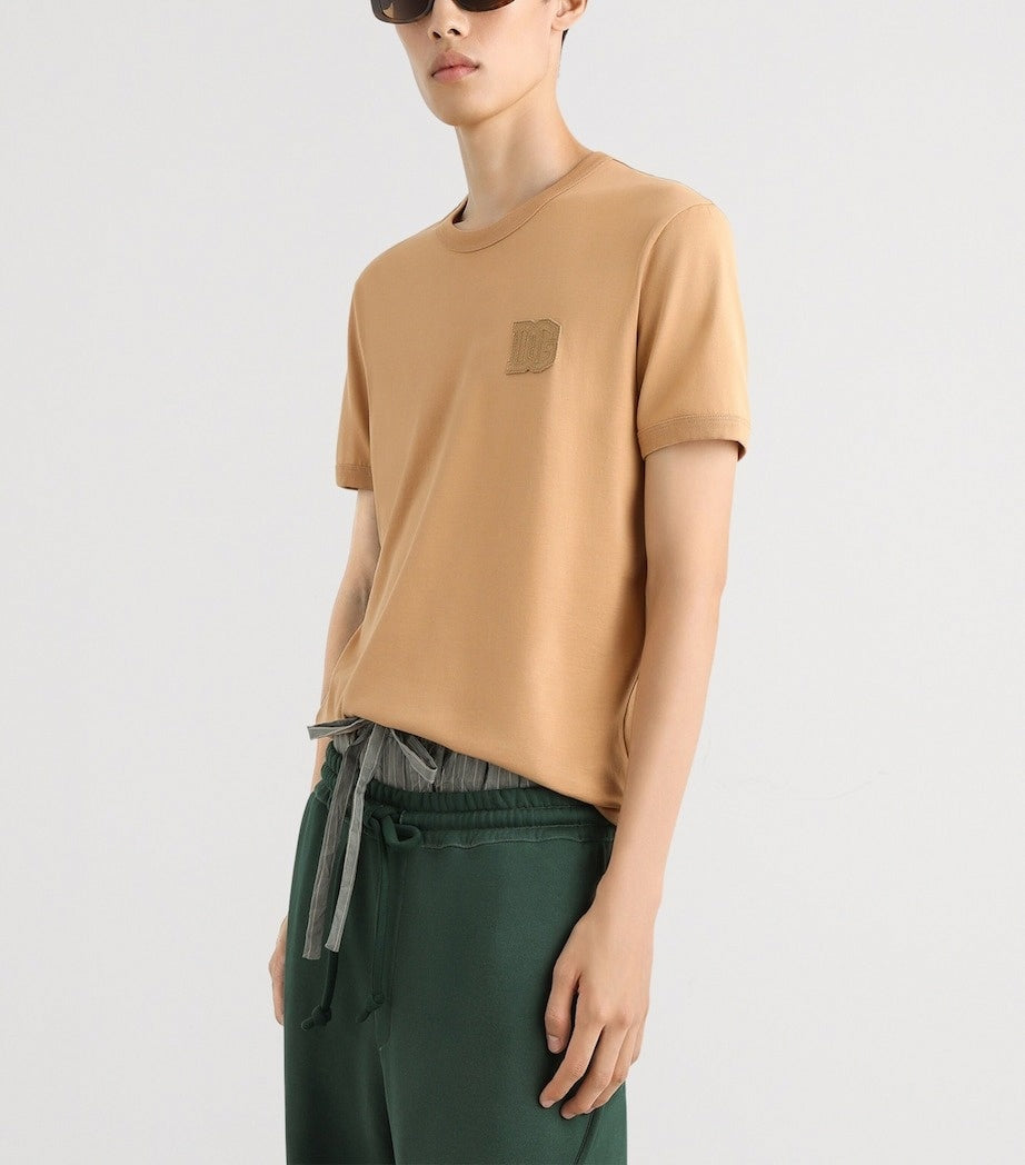 D&G Cotton Logo Patch T-Shirt