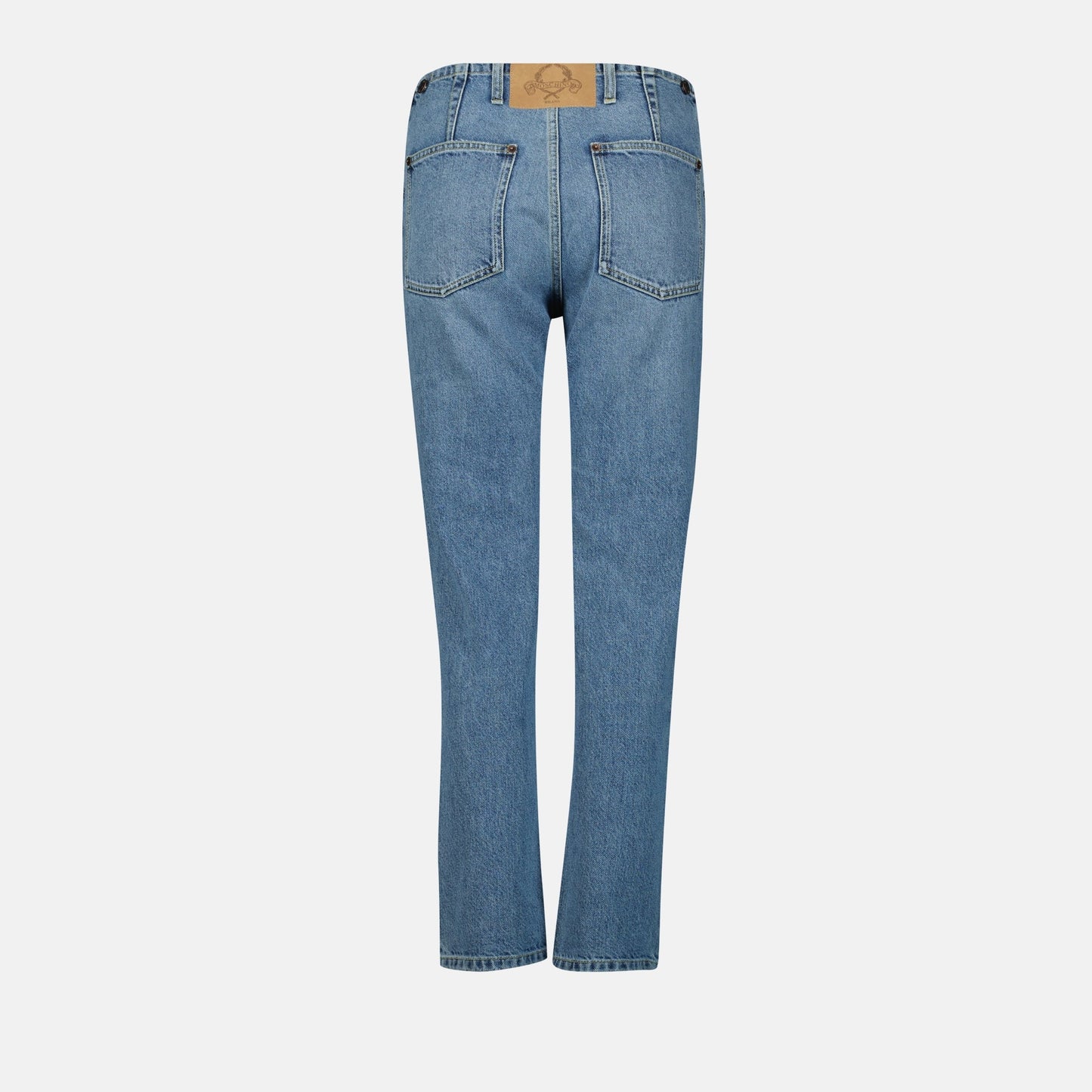 Straight-Leg Vintage Wash Jeans