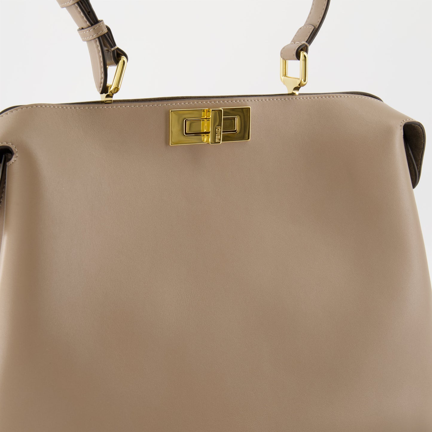 Peekaboo ISeeU Large – Beige Leather