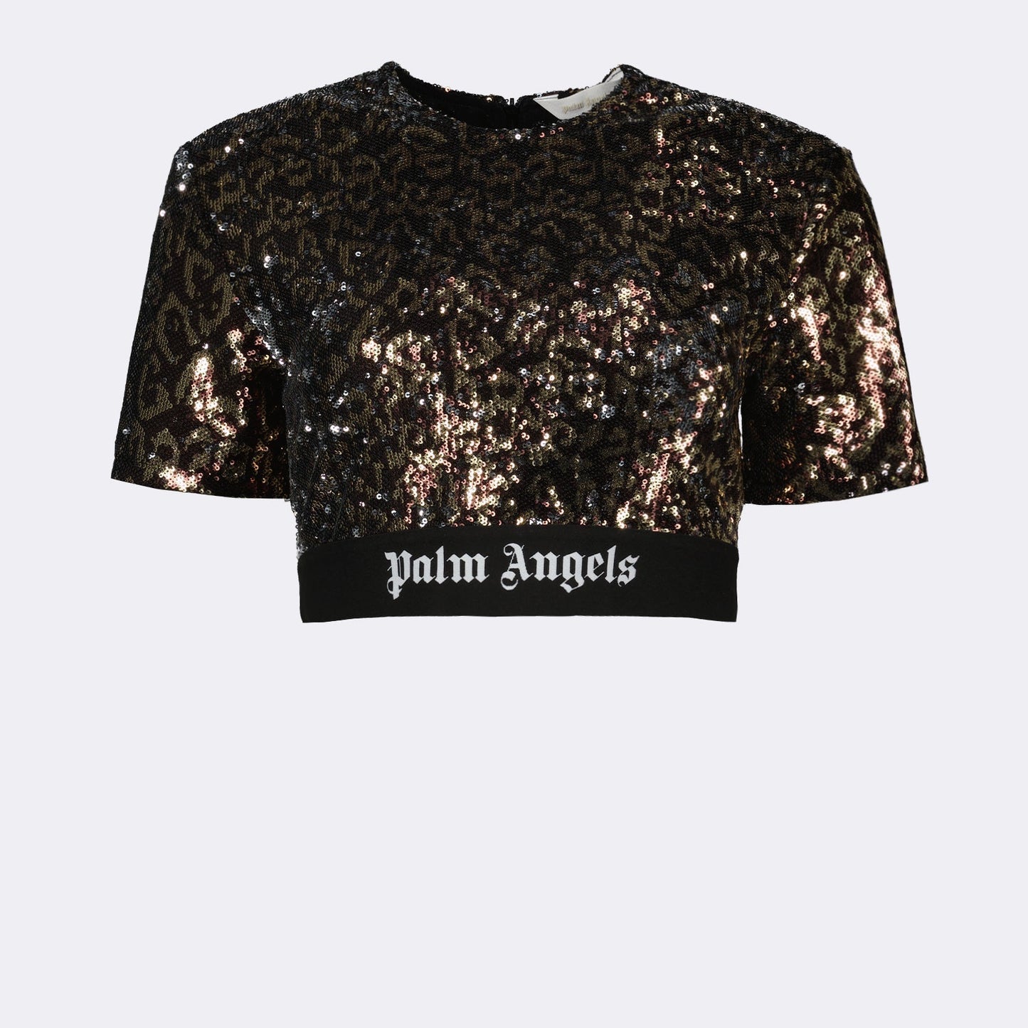Sequined Crop Top