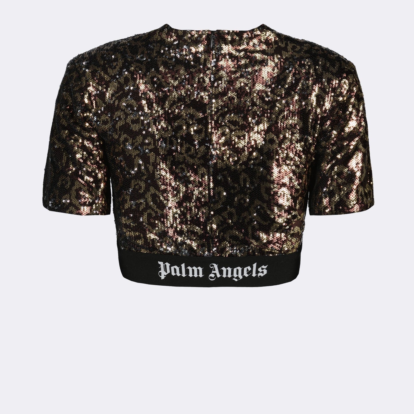 Sequined Crop Top