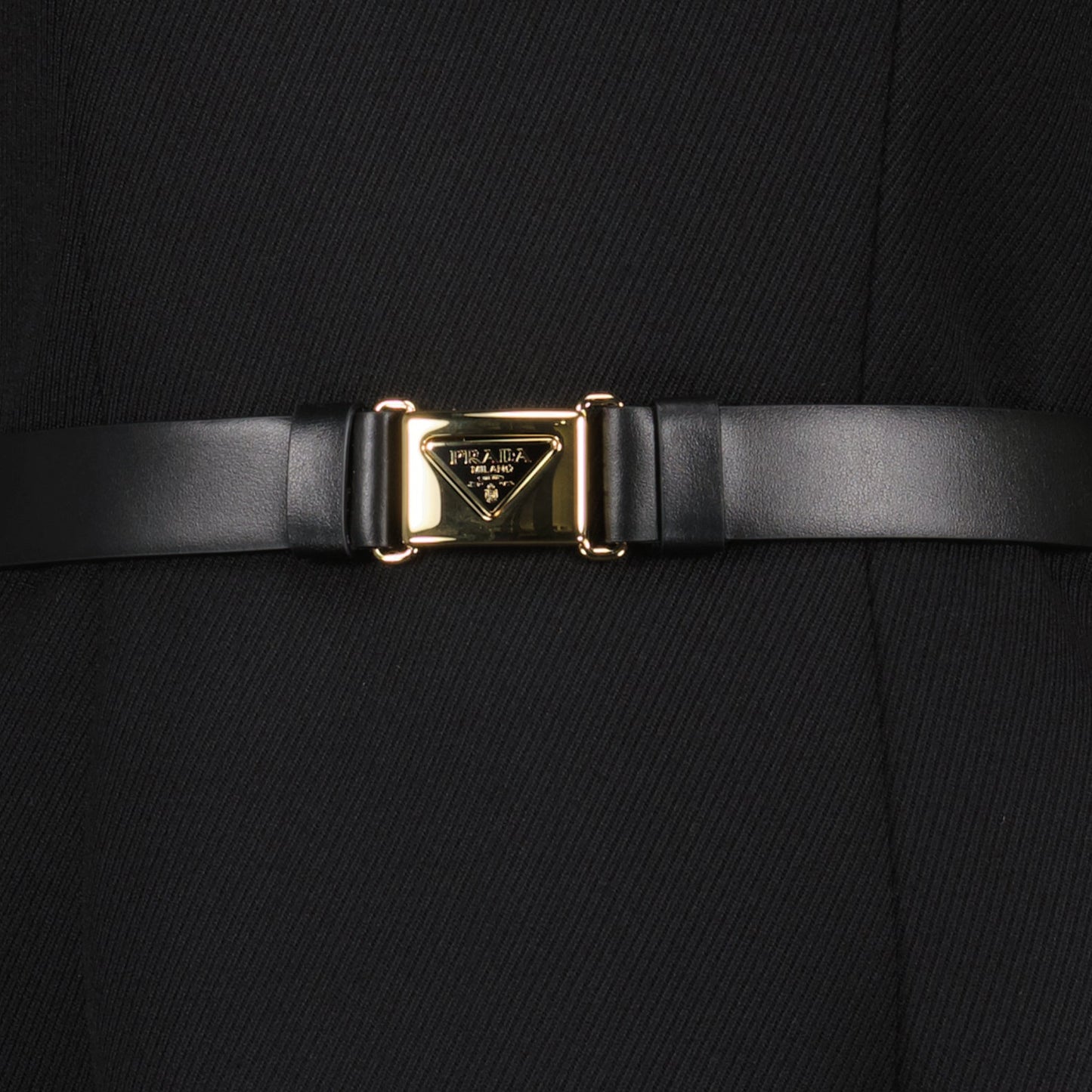 Tailored Belted Midi Dress