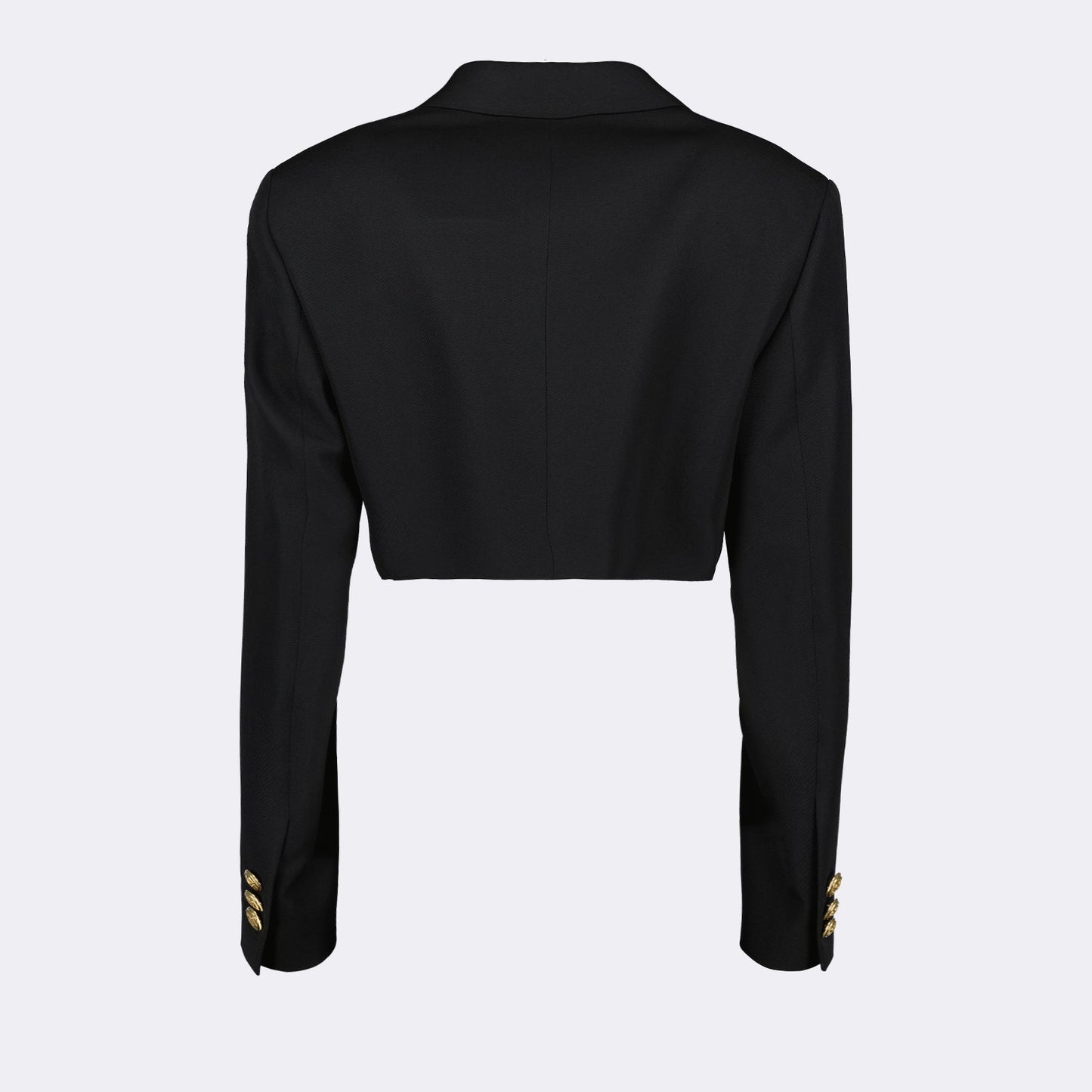 Cropped Double-Breasted Blazer