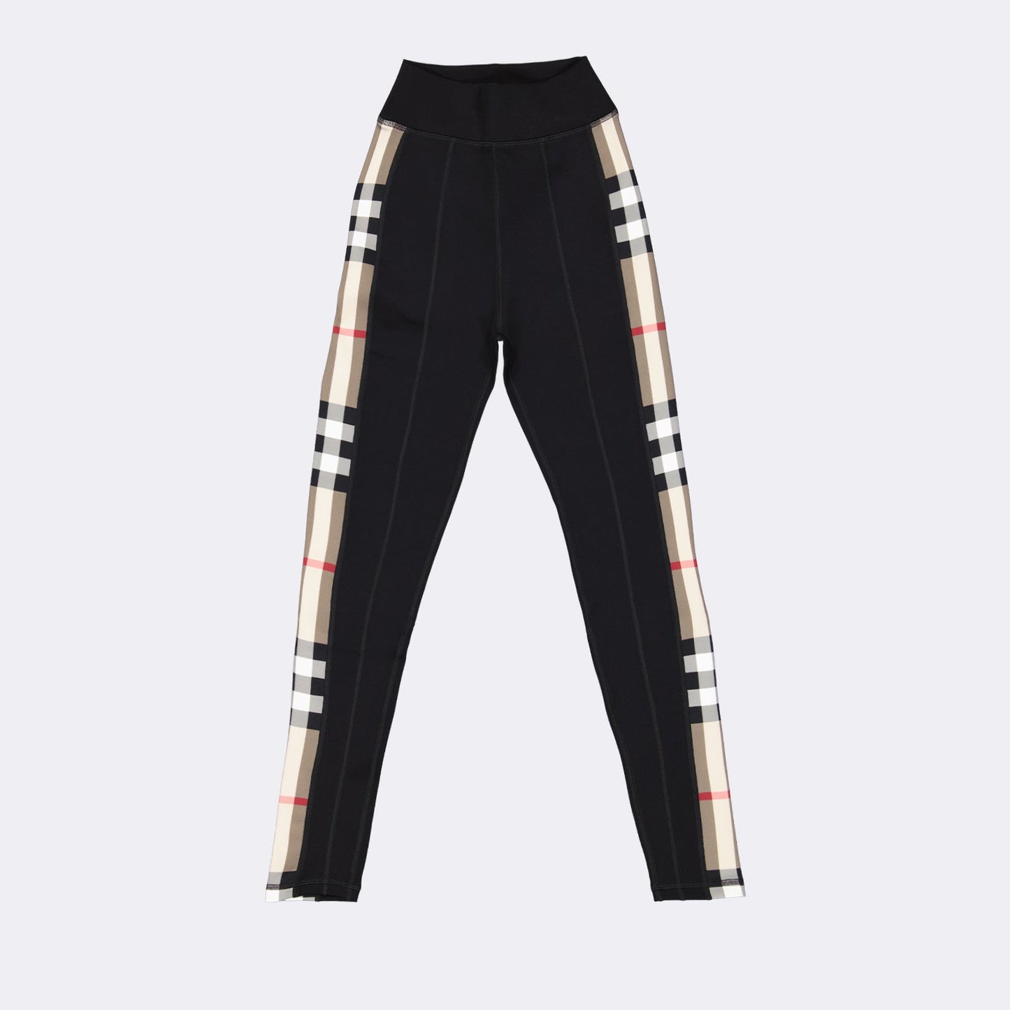 Check Panel Leggings