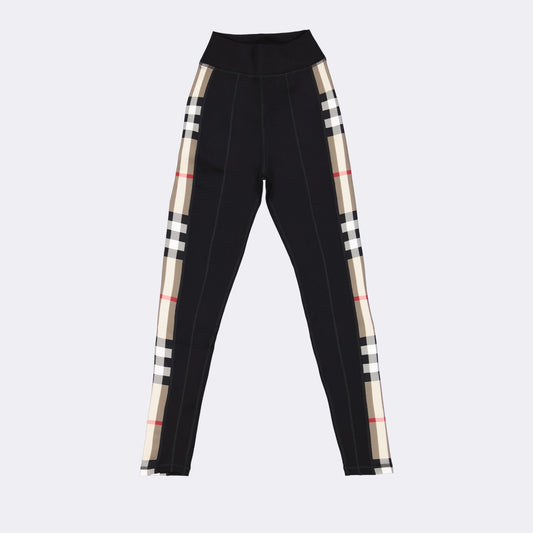 Check Panel Leggings