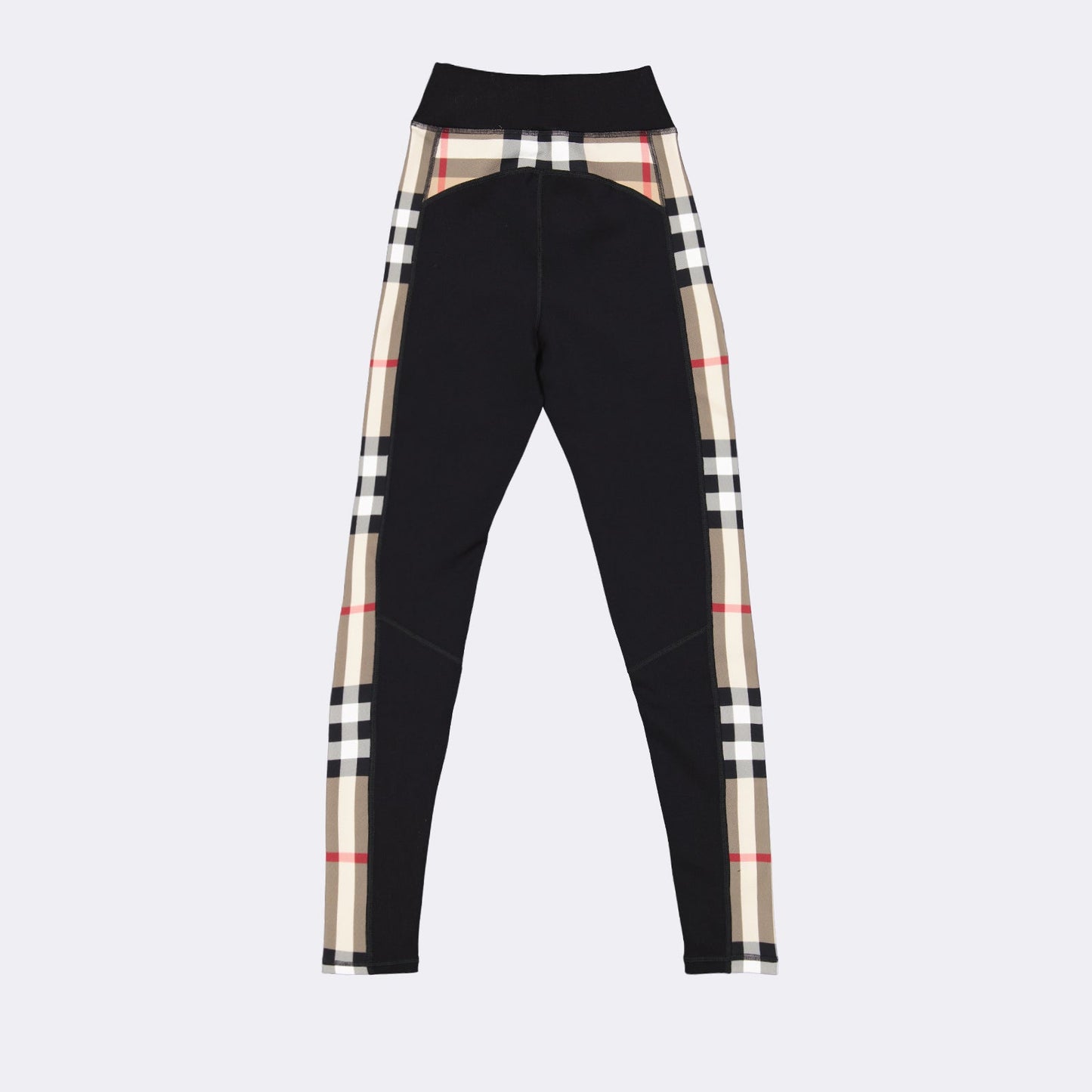 Check Panel Leggings