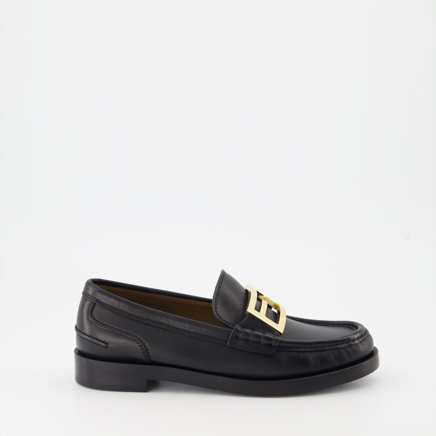 Black Leather Loafers