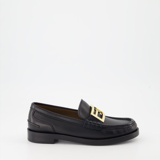Black Leather Loafers