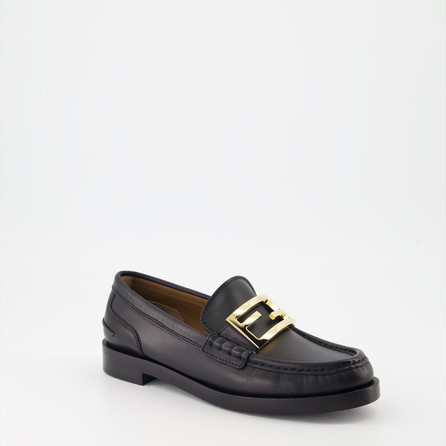 Black Leather Loafers