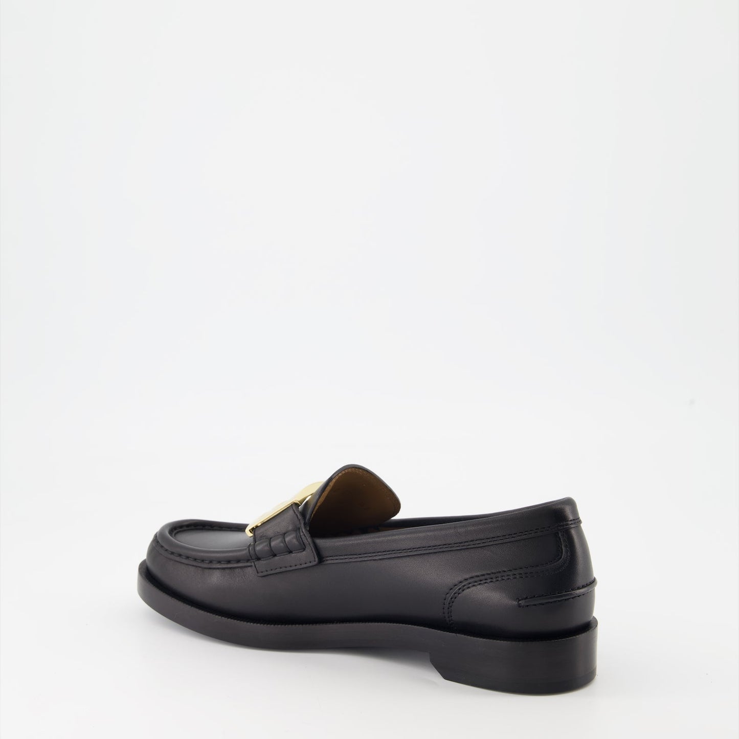 Black Leather Loafers