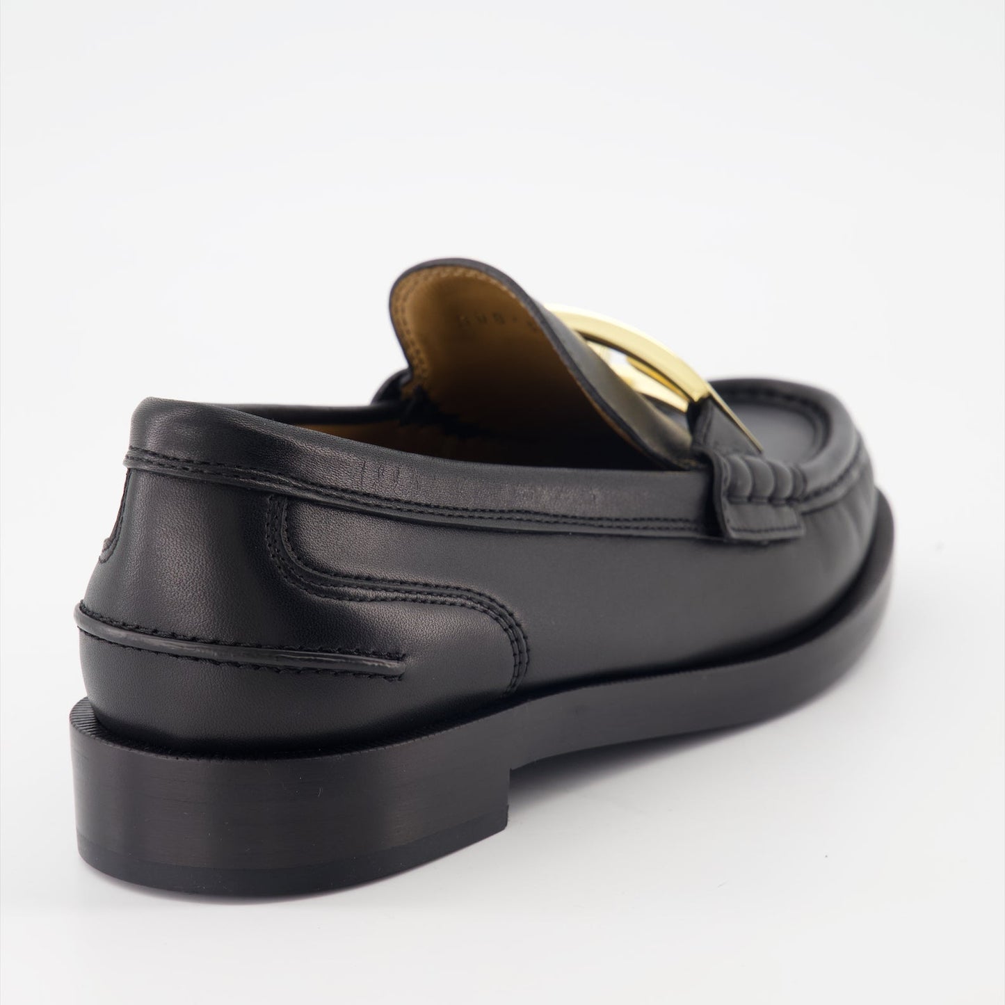 Black Leather Loafers