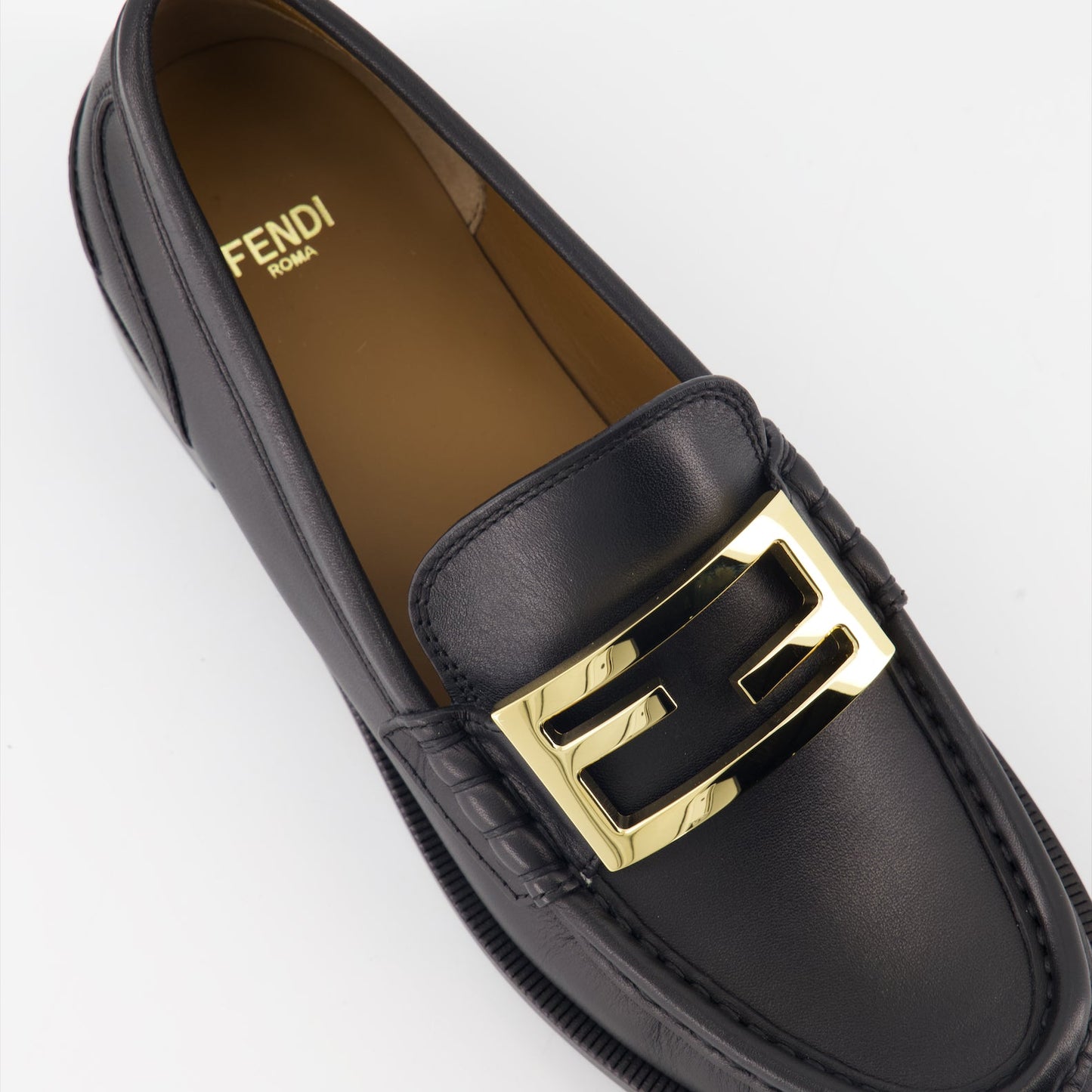 Black Leather Loafers