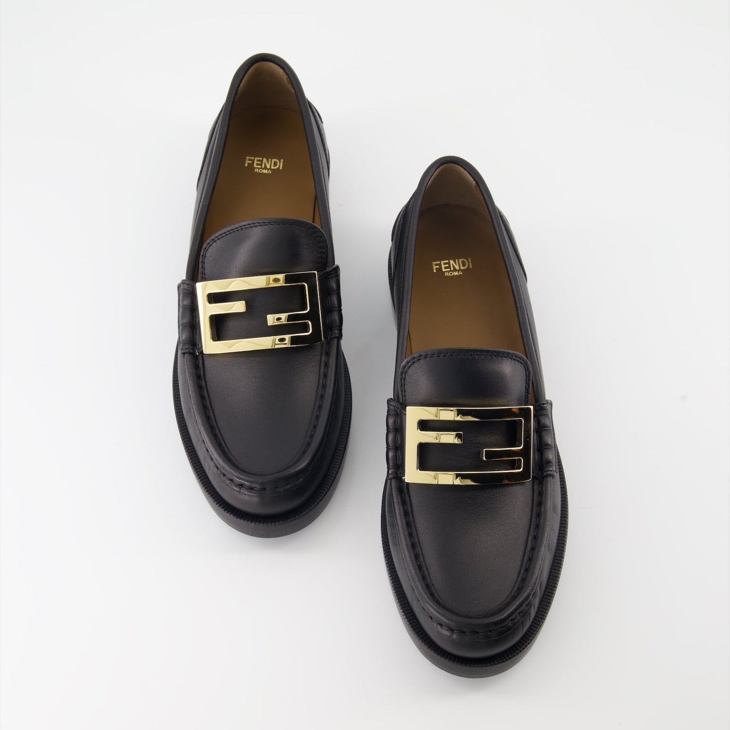 Black Leather Loafers