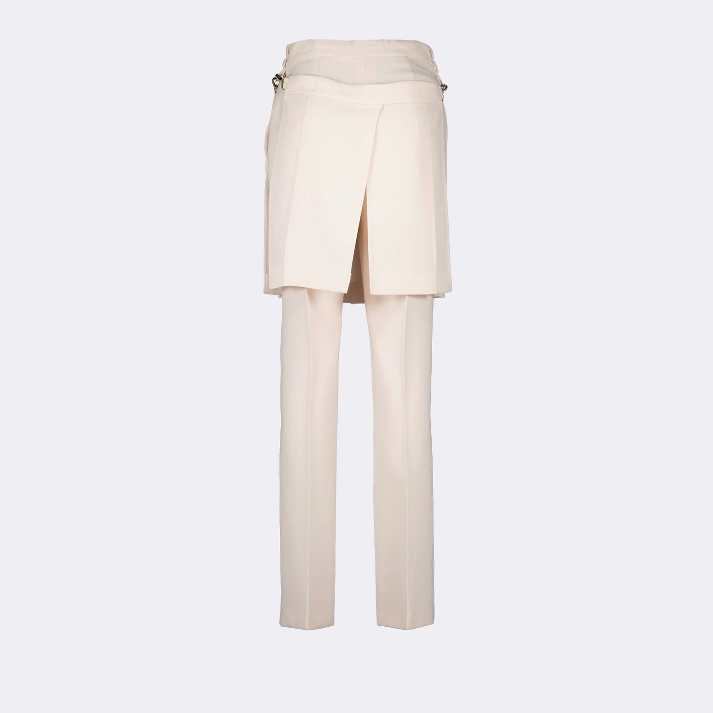 Layered Pleated Mini Skirt Trousers