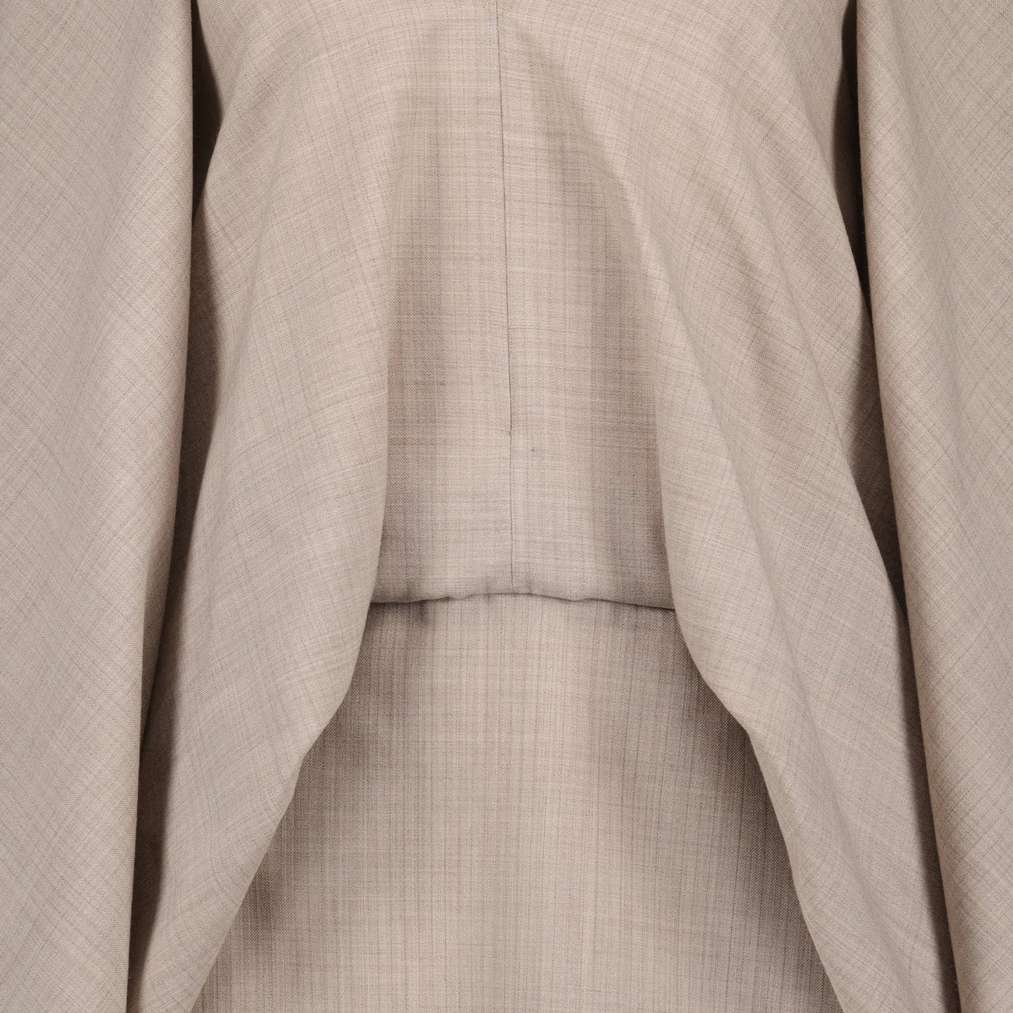 Draped Cape-Style Midi Dress