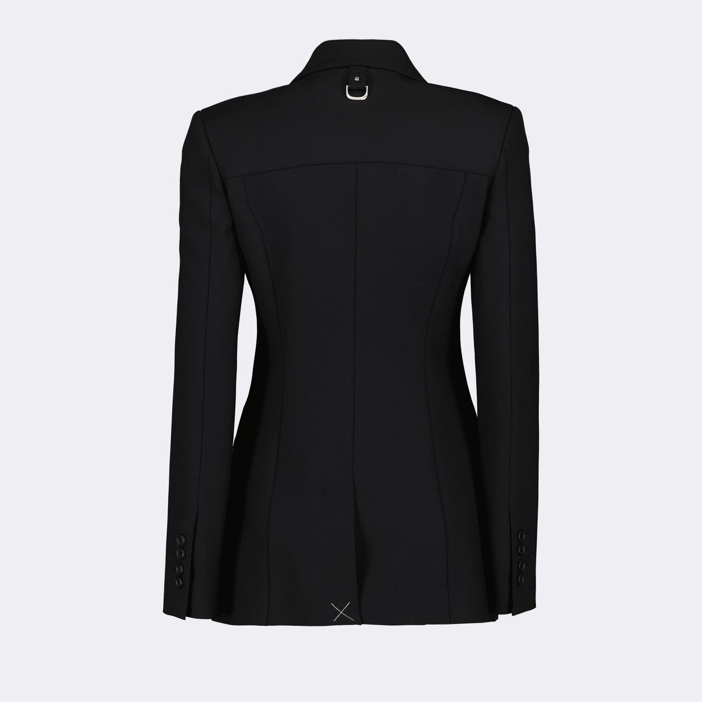 Harness-Detail Tailored Blazer Dress